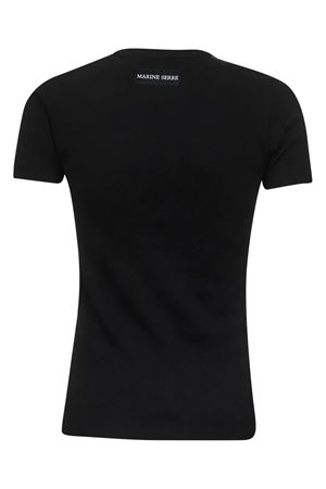 T-shirt Crescent Moon nero MARINE SERRE | WTT012ACJER0008BK99
